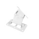 OMNITRONIC Supporto a Parete Bianco per Casse ODP-208 - Angolo Regolabile, Fino a 15 kg