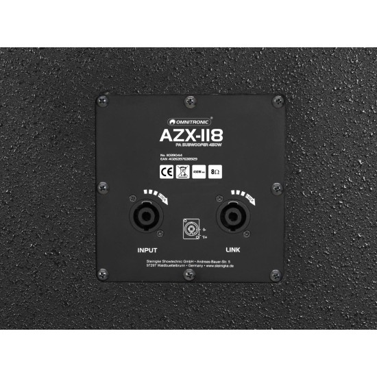 Subwoofer PA OMNITRONIC AZX-118 18