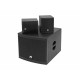 Subwoofer Attivo OMNITRONIC MOLLY-12A con Bluetooth e DSP - 700W, Nero
