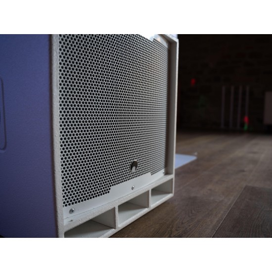 OMNITRONIC MOLLY-12A Subwoofer Bianco Attivo con DSP e Bluetooth - 700W RMS