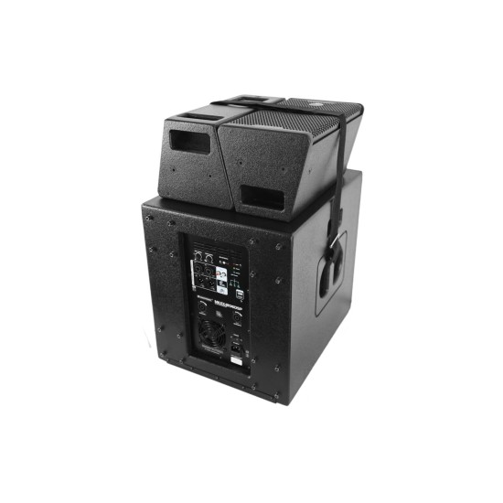 OMNITRONIC MAXX-1206DSP Sistema Audio Attivo 2.1 Subwoofer 12 con DSP e Bluetooth 2 Casse 6.5 100W