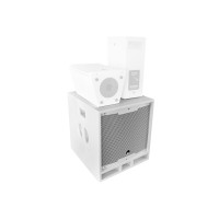 Subwoofer Attivo Professionale OMNITRONIC MAXX-1206DSP 2.1 con DSP e Bluetooth, Bianco