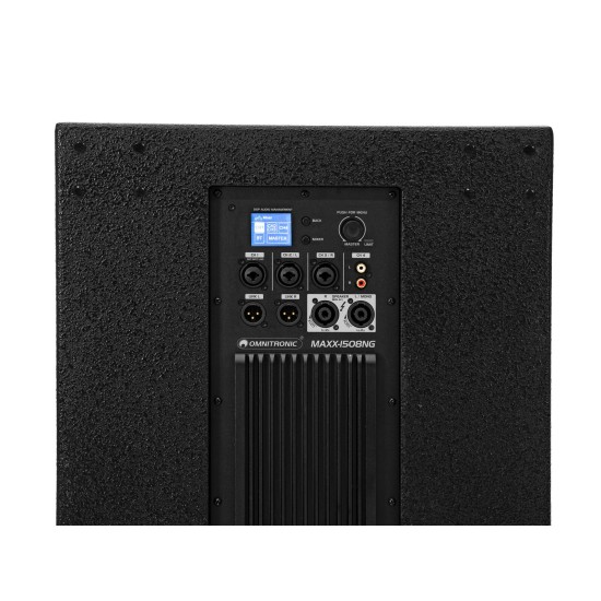 OMNITRONIC MAXX-1508NG Sistema Audio Attivo 2.1 con Subwoofer Bluetooth DSP 800W