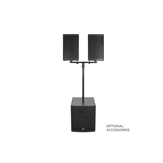 OMNITRONIC MAXX-1508NG Sistema Audio Attivo 2.1 con Subwoofer Bluetooth DSP 800W