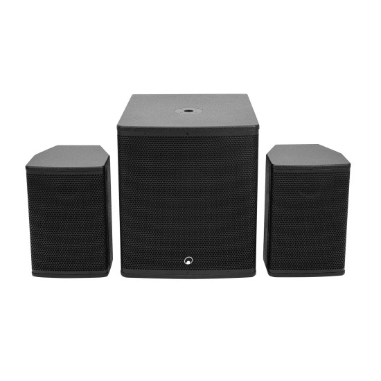 OMNITRONIC MAXX-1810NG Sistema Audio Attivo 2.1 con Bluetooth e DSP, 800W RMS