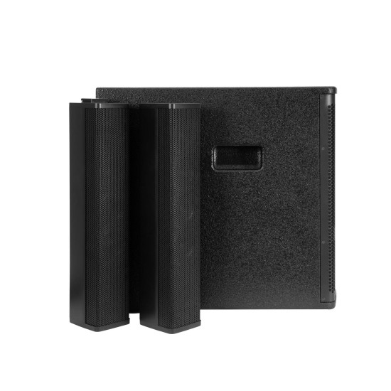 OMNITRONIC ROD-1283: Sistema a Colonna Attivo per Eventi con Bluetooth e DSP, 800W