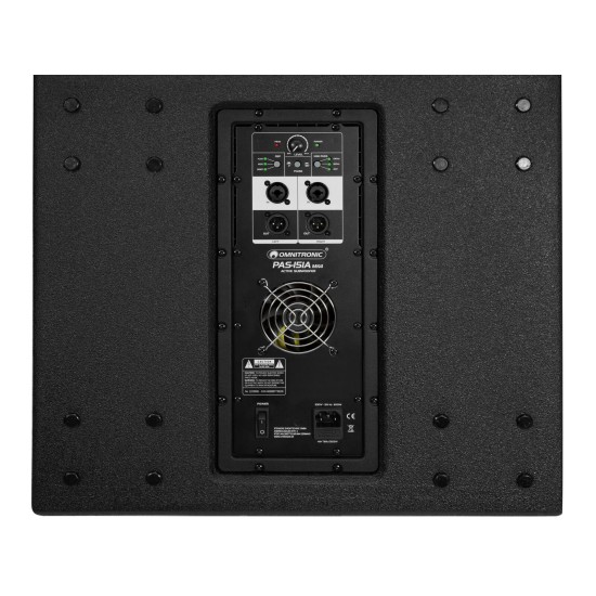 OMNITRONIC PAS-151A MK4: Subwoofer Attivo 15'' con DSP, 1400W