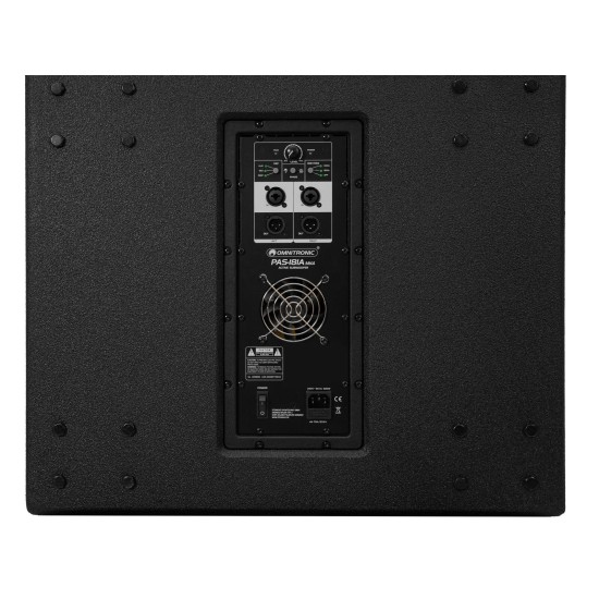 Subwoofer Attivo OMNITRONIC PAS-181A MK4 con DSP e Potenza 1400W