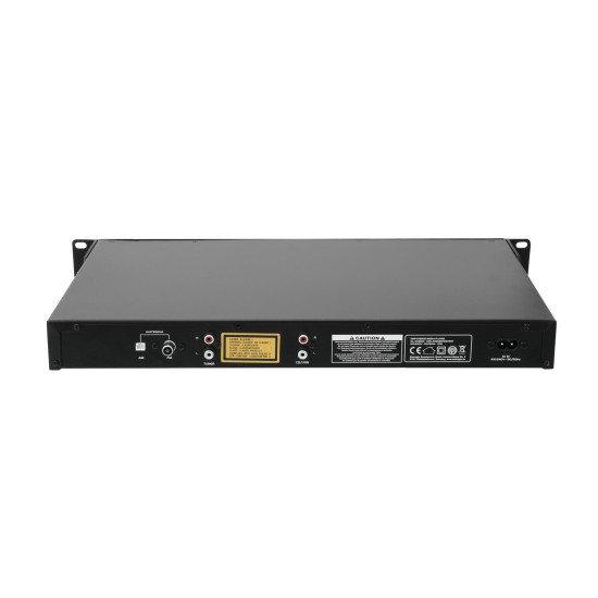 Lettore Multimediale OMNITRONIC DMP-103RDS CD/MP3/USB con Radio RDS, Rack 1U e Telecomando IR