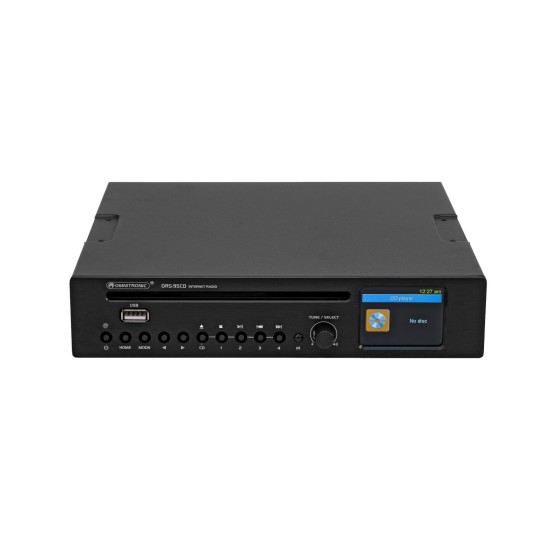 OMNITRONIC DRS-95CD: Radio Internet, DAB+, Bluetooth e Lettore CD