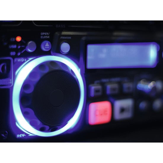OMNITRONIC XCP-2800 Dual CD Player per DJ con Anti-Shock e Pitch Bend