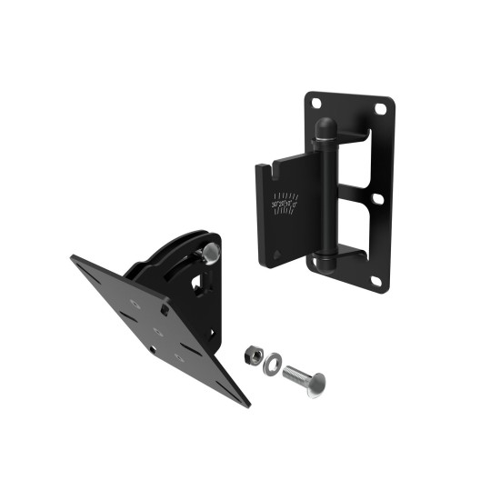 Supporto da Parete INTUSONIC VESA75-100PRO-B per Altoparlanti, Orientabile e Inclinabile, Nero