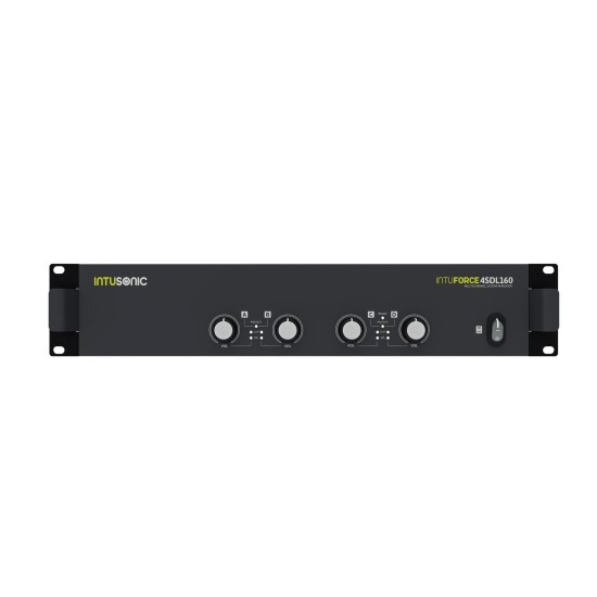 Amplificatore multicanale classe D INTUSONIC 4SDL160 4x150W RMS per rack 19