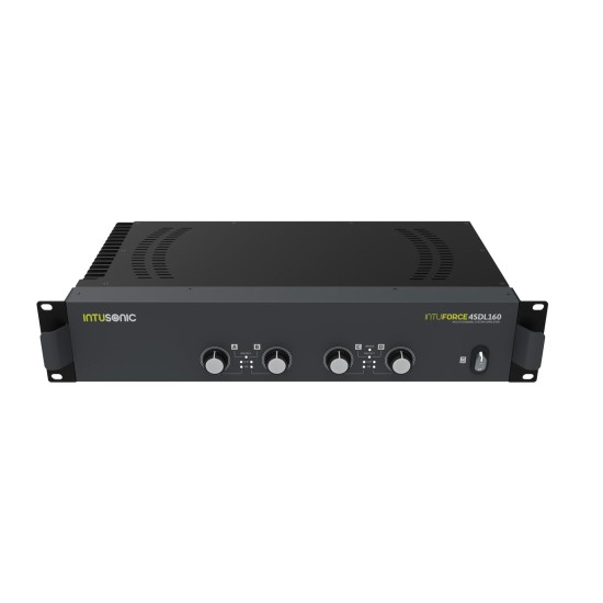 Amplificatore multicanale classe D INTUSONIC 4SDL160 4x150W RMS per rack 19