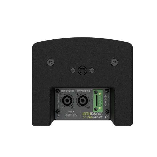 INTUSONIC 4VM100T Colonna Audio 2 Vie Fullrange Nera - Pro Audio