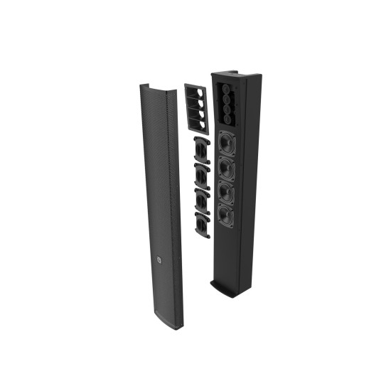 INTUSONIC 4VM100T Colonna Audio 2 Vie Fullrange Nera - Pro Audio