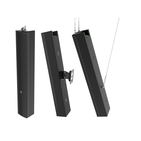 INTUSONIC 4VM100T Colonna Audio 2 Vie Fullrange Nera - Pro Audio