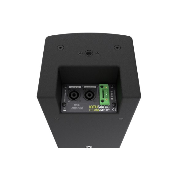 INTUSONIC 4VM100T Colonna Audio 2 Vie Fullrange Nera - Pro Audio
