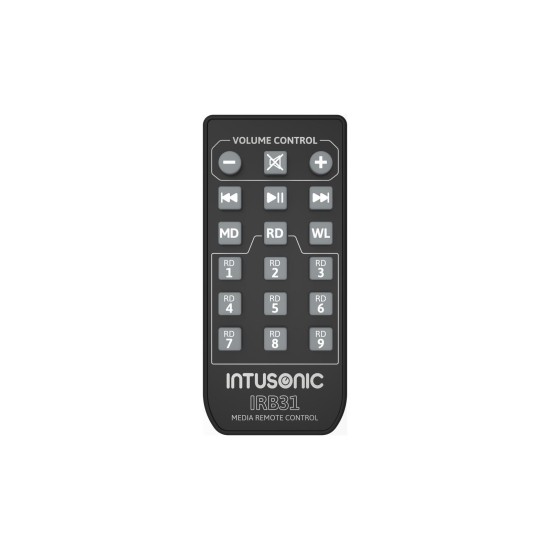 INTUSONIC NSA52 Media Player Professionale con DAB+, FM e Jingle