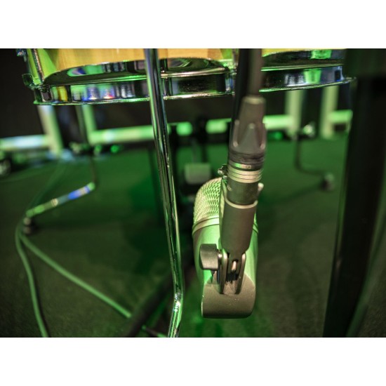 OMNITRONIC MIC 77M Microfono Dinamico Cardioide per Tom e Rullante - Ideale per Palco e Studio