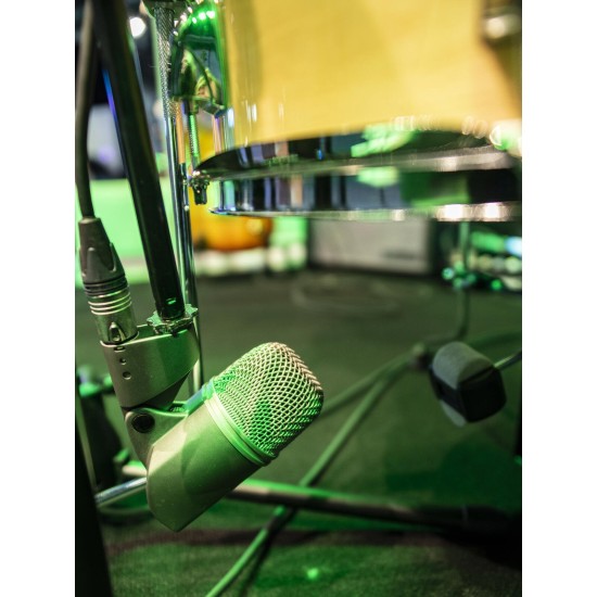 OMNITRONIC MIC 77M Microfono Dinamico Cardioide per Tom e Rullante - Ideale per Palco e Studio