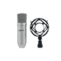 Microfono a condensatore cardioide professionale da studio e live OMNITRONIC MIC CM-77