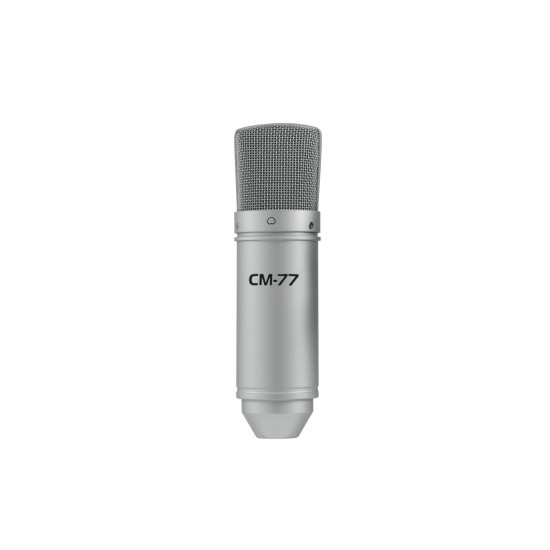Microfono a condensatore cardioide professionale da studio e live OMNITRONIC MIC CM-77
