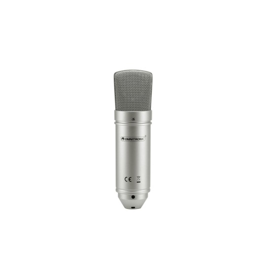 Microfono a condensatore cardioide professionale da studio e live OMNITRONIC MIC CM-77