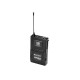 OMNITRONIC UHF-502 Bodypack con Microfono Lavalier 823-832MHz Arancione - Trasmettitore Tascabile Professionale