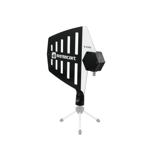 RELACART R-22AU: Antenna Direzionale a Banda Larga Attiva con Amplificatore Integrato