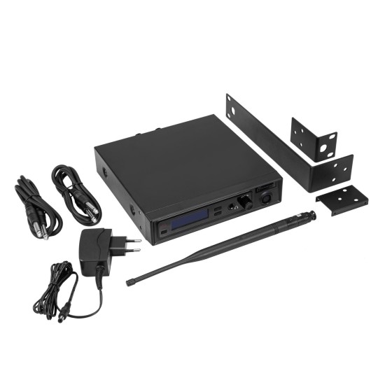 RELACART PM-320T: Trasmettitore Stereo In-Ear UHF 626-668 MHz per Monitoraggio Professionale