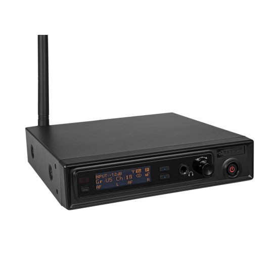 RELACART PM-320T: Trasmettitore Stereo In-Ear UHF 626-668 MHz per Monitoraggio Professionale