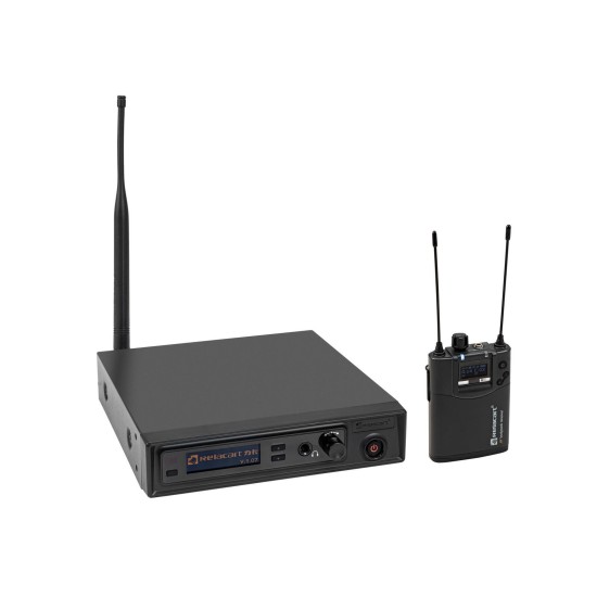 RELACART PM-320 Sistema In-Ear Professionale 626-668 MHz con Tecnologia Diversity