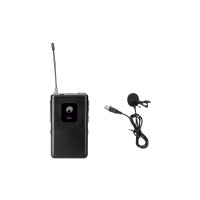 OMNITRONIC UHF-E Bodypack 531.9MHz con Microfono Lavalier, Pro Audio