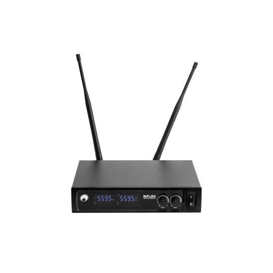 OMNITRONIC E-FLEX 2: Sistema Microfono Wireless UHF 2 Canali 559-575 MHz