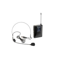 OMNITRONIC UHF E-FLEX Bodypack 559-575 MHz - Trasmettitore Tascabile Professionale