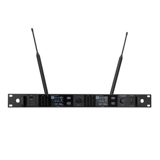 PSSO PXS TWO Ricevitore True Diversity 2 Canali UHF 470-510 MHz per Palcoscenico