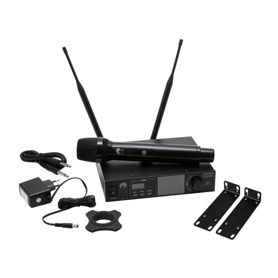 OMNITRONIC UHF-601 Sistema Microfono Wireless 1 Canale 823-832/863-865 MHz