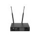 Sistema microfonico wireless professionale OMNITRONIC UHF-601 True Diversity con EQ a 7 bande e display TFT 520-554 MHz