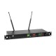OMNITRONIC UHF-602 Sistema Microfonico Wireless a 2 Canali con Tecnologia True Diversity