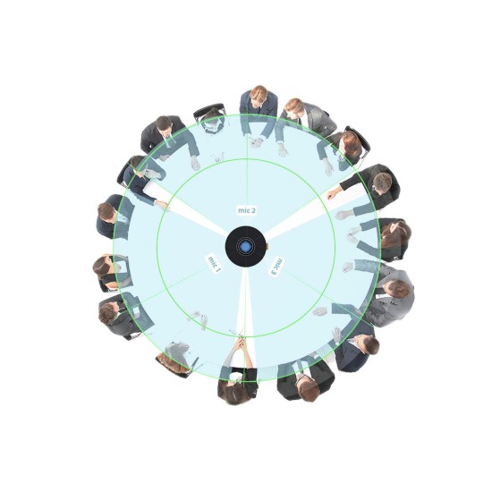 OMNITRONIC CIAO 360°: Sistema Conferenze Portatile BT/USB per Illuminazione e Audio