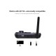 OMNITRONIC BDT-5.2PRO Trasmettitore Ricevitore Bluetooth aptX HD 3in1 con Dual Link, Bypass e Display LCD