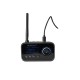 OMNITRONIC BDT-5.2PRO Trasmettitore Ricevitore Bluetooth aptX HD 3in1 con Dual Link, Bypass e Display LCD