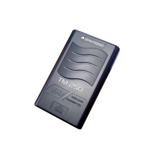 OMNITRONIC TM-250 VHF 211.700 MHz Trasmettitore con Microfono Lavalier e Headset