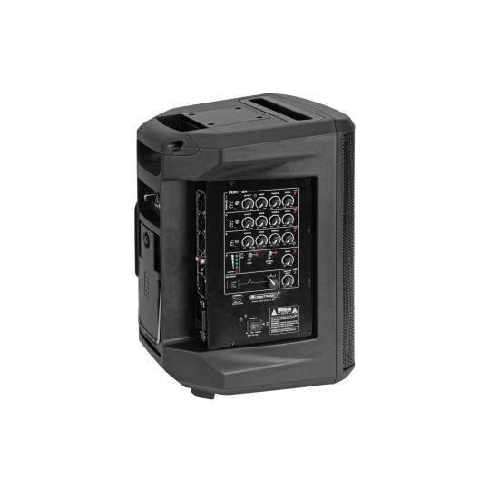 OMNITRONIC PORTY-8A: Sistema PA Mobile con Bluetooth e Radiomicrofono