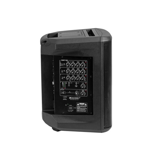OMNITRONIC PORTY-8A: Sistema PA Mobile con Bluetooth e Radiomicrofono