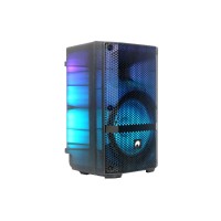 OMNITRONIC MSE-8+: Sistema PA Portatile con Effetti LED e Bluetooth per Feste