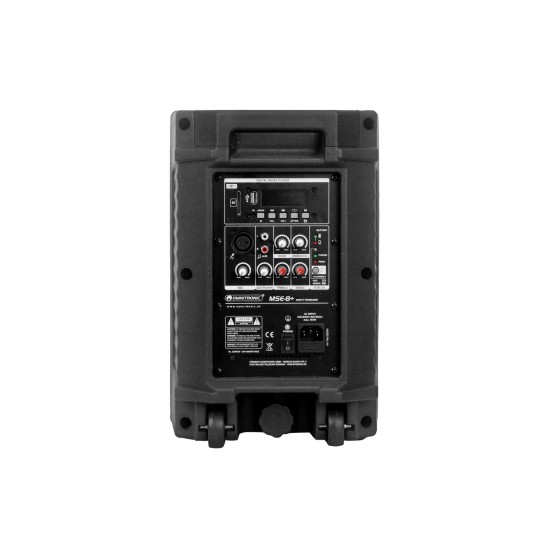 OMNITRONIC MSE-8+: Sistema PA Portatile con Effetti LED e Bluetooth per Feste