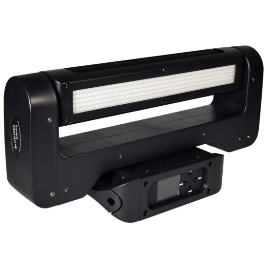 Testa Mobile Stroboscopica Infinity con 500 LED RGB, Pan e Tilt Infiniti