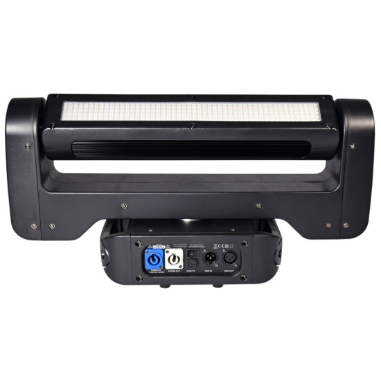 Testa Mobile Stroboscopica Infinity con 500 LED RGB, Pan e Tilt Infiniti